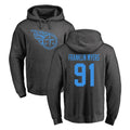 Punc T.Titans #91 John Franklin-Myers Player Ash One Color Pullover Hoodies Home Game Stitched Jerseys