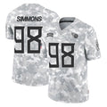 Punc T.Titans #98 Jeffery Simmons Player Arctic Camo Limited Salute to Service Home Game Stitched Jerseys