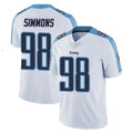 Punc T.Titans #98 Jeffery Simmons Player White Limited Vapor Untouchable Home Game Stitched Jerseys