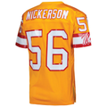 Punc TB.Buccaneers 1993 #56 Hardy Nickerson Mitchell & Ness Orange Authentic Throwback Retired Player Jersey