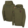 Punc TB.Buccaneers  Blank Player Olive Salute to Service Pullover Hoodies Limited Stitched Jerseys