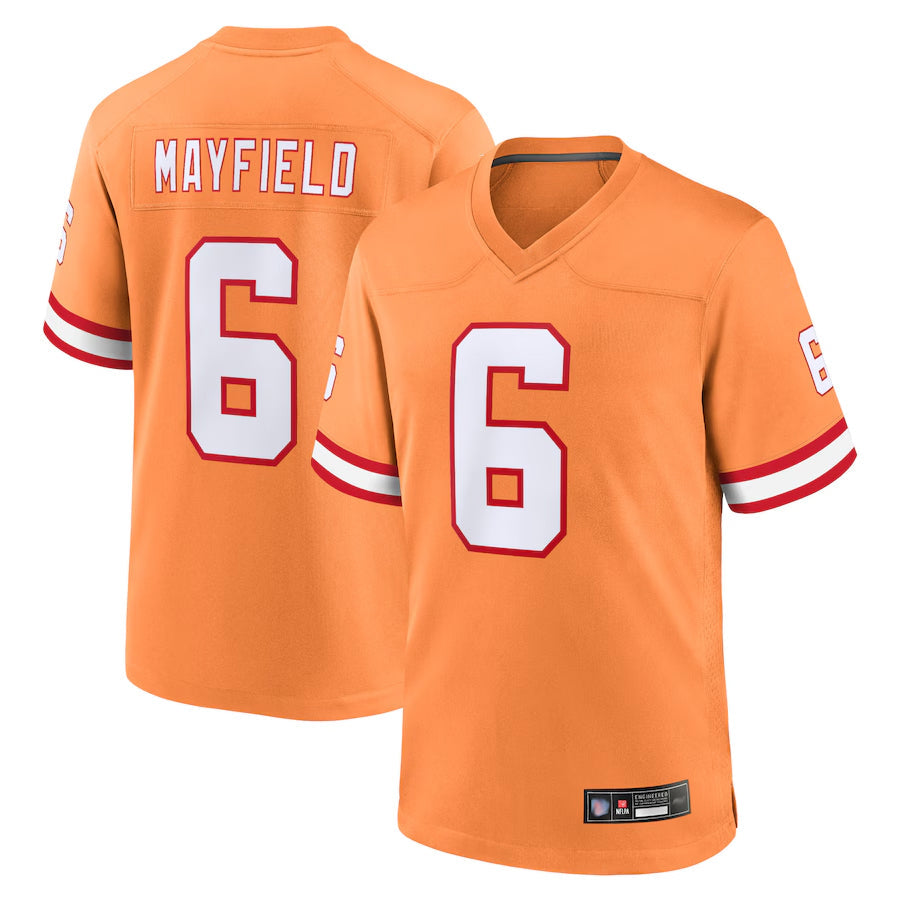 Punc TB.Buccaneers #6 Baker Mayfield Secondary Alternate Game Player Stitched Jerseys