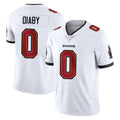 Punc TB.Buccaneers #0 Yaya Diaby Player White Limited Vapor Untouchable Home Game Stitched Jerseys