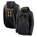 Punc TB.Buccaneers #11 Jalen McMillan Player Black Salute to Service Sideline Performance Pullover Hoodies Home Game Stitched Jerseys