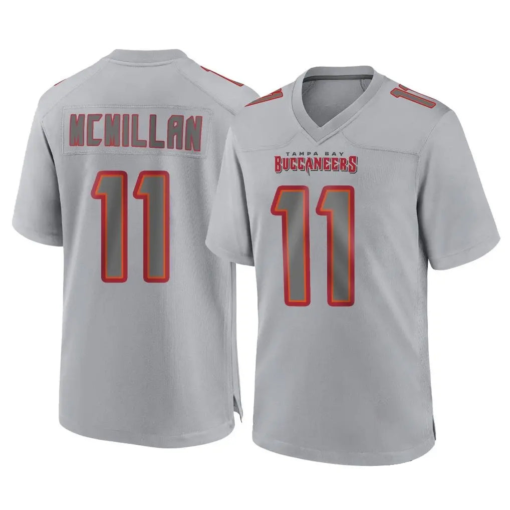 Punc TB.Buccaneers #11 Jalen McMillan Player Gray Atmosphere Fashion Home Game Stitched Jerseys