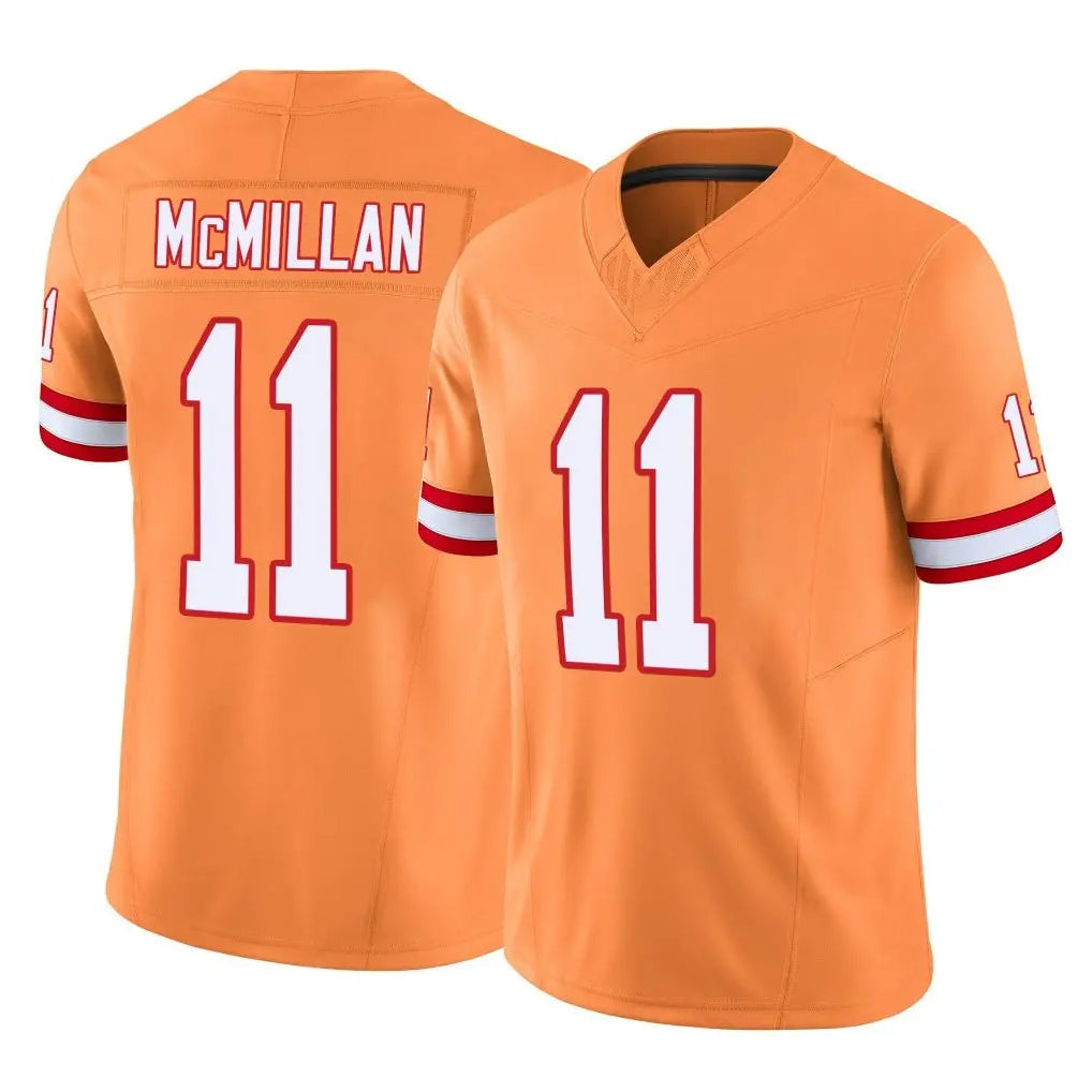 Punc TB.Buccaneers #11 Jalen McMillan Player Orange Limited Vapor F.U.S.E. Home Game Stitched Jerseys