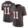 Punc TB.Buccaneers #11 Jalen McMillan Player Pewter Limited Alternate Vapor Home Game Stitched Jerseys