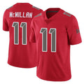 Punc TB.Buccaneers #11 Jalen McMillan Player Red Limited Color Rush Home Game Stitched Jerseys