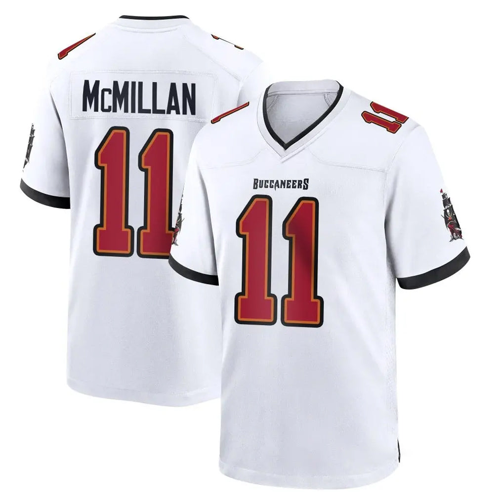 Punc TB.Buccaneers #11 Jalen McMillan Player White Home Game Stitched Jerseys