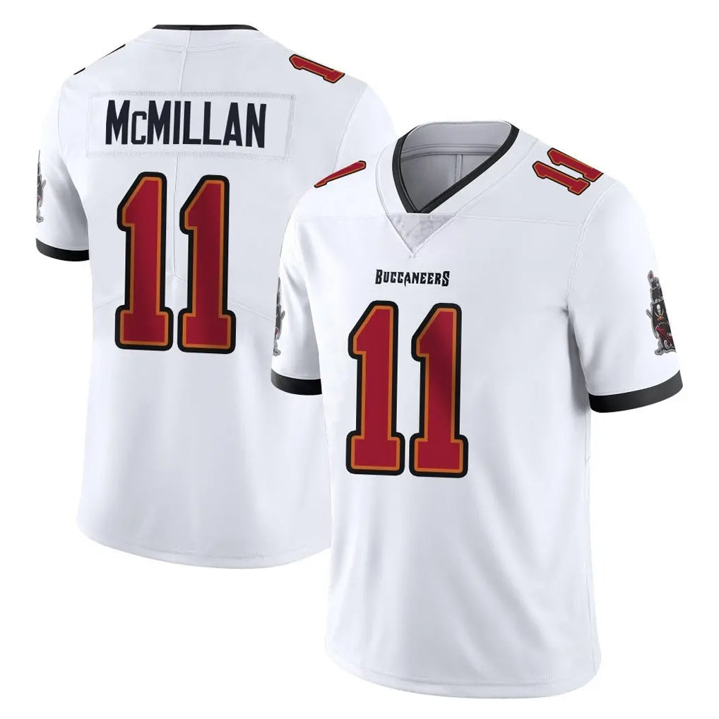 Punc TB.Buccaneers #11 Jalen McMillan Player White Limited Vapor F.U.S.E. Home Game Stitched Jerseys
