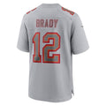 Punc TB.Buccaneers #12 Tom Brady Player Gray Fashion Game Stitched Jerseys