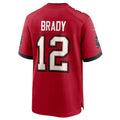 Punc TB.Buccaneers #12 Tom Brady Player Red Home Game Stitched Jerseys