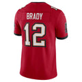 Punc TB.Buccaneers #12 Tom Brady Player Red Vapor F.U.S.E. Limited Stitched Jerseys