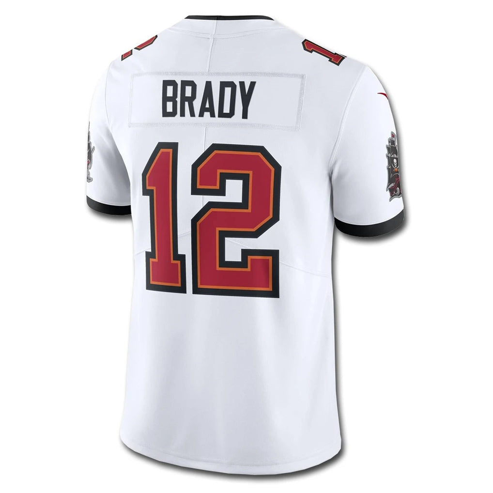 Punc TB.Buccaneers #12 Tom Brady Player White Vapor F.U.S.E. Limited Stitched Jerseys