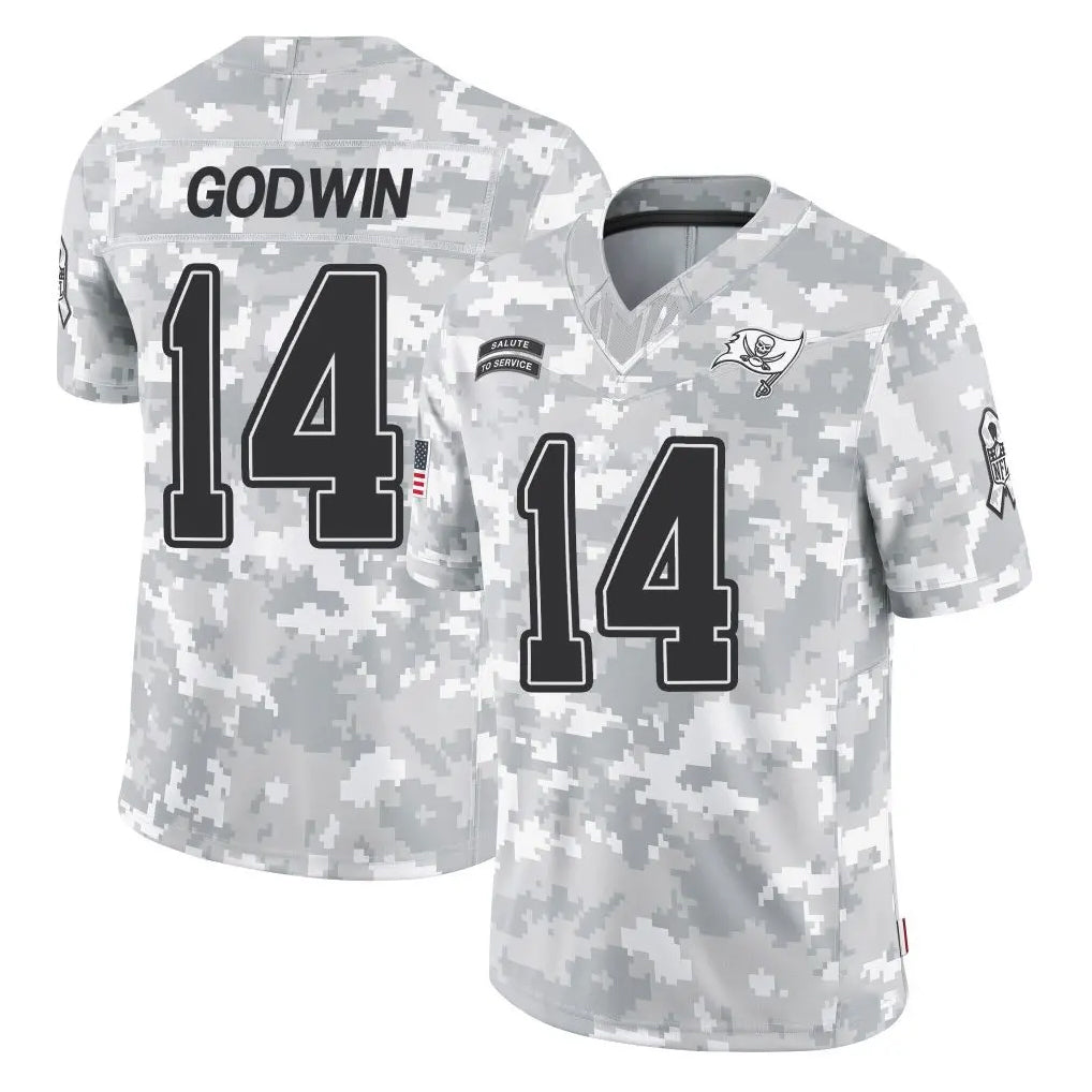 Punc TB.Buccaneers #14 Chris Godwin Jr. Player Arctic Camo Limited Salute To Service Home Game Stitched Jerseys