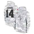 Punc TB.Buccaneers #14 Chris Godwin Jr. Player Salute to Service Hoodies Stitched Jerseys