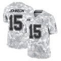 Punc TB.Buccaneers #15 Tez Johnson Player Arctic Camo Limited Salute To Service Home Game Stitched Jerseys