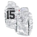 Punc TB.Buccaneers #15 Tez Johnson Player Arctic Camo Limited Salute to Service Pullover Hoodies Game Stitched Jerseys