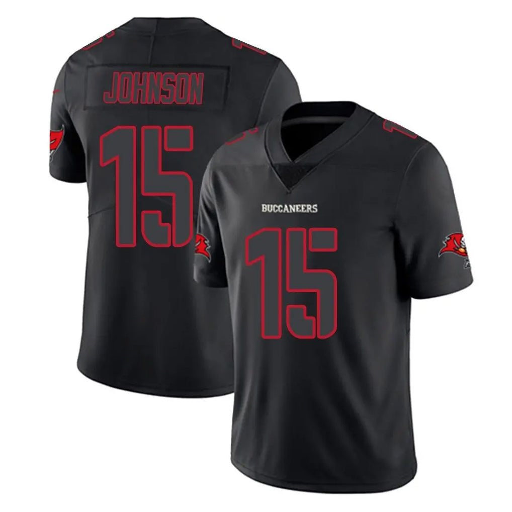 Punc TB.Buccaneers #15 Tez Johnson Player Black Impact Limited Home Game Stitched Jerseys