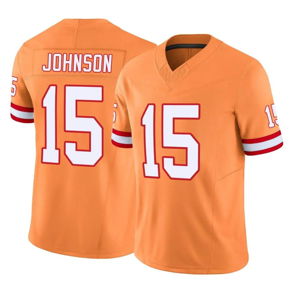 Punc TB.Buccaneers #15 Tez Johnson Player Orange Limited Vapor F.U.S.E. Home Game Stitched Jerseys