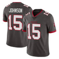 Punc TB.Buccaneers #15 Tez Johnson Player Pewter Limited Alternate Vapor Home Game Stitched Jerseys