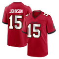 Punc TB.Buccaneers #15 Tez Johnson Player Red Home Game Stitched Jerseys