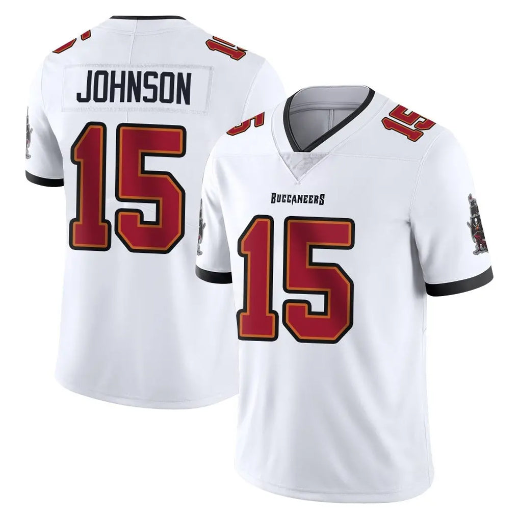 Punc TB.Buccaneers #15 Tez Johnson Player White Limited Vapor Untouchable Home Game Stitched Jerseys