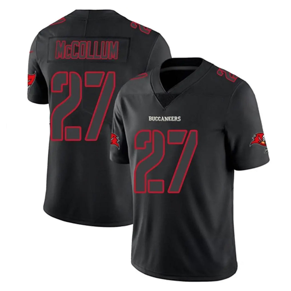 Punc TB.Buccaneers #27 Zyon McCollum Player Black Impact Limited Home Game Stitched Jerseys