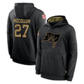 Punc TB.Buccaneers #27 Zyon McCollum Player Black Salute to Service Sideline Performance Pullover Hoodies Home Game Stitched Jerseys
