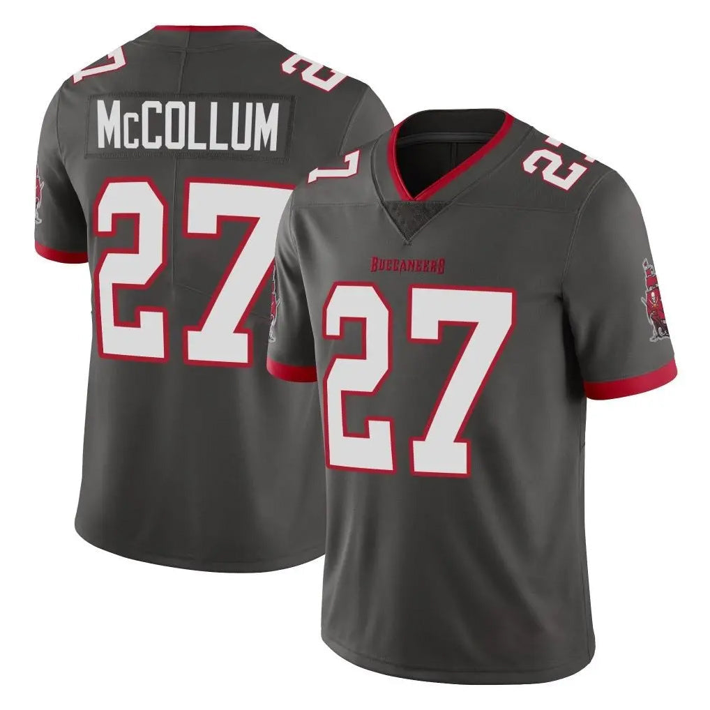 Punc TB.Buccaneers #27 Zyon McCollum Player Pewter Limited Alternate Vapor Home Game Stitched Jerseys