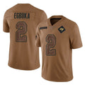 Punc TB.Buccaneers #2 Emeka Egbuka Player Brown Salute To Service Limited Stitched Jerseys