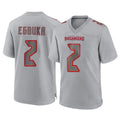 Punc TB.Buccaneers #2 Emeka Egbuka Player Gray Atmosphere Fashion Home Game Stitched Jerseys