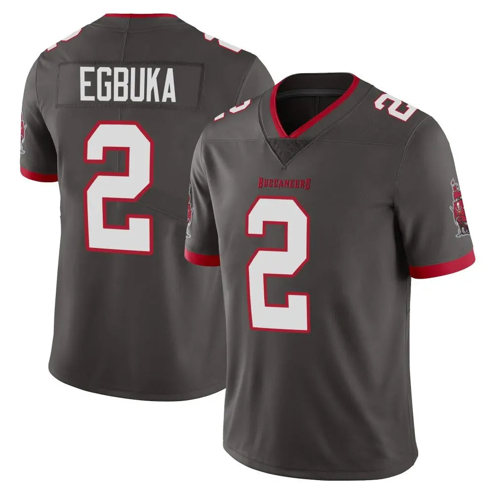 Punc TB.Buccaneers #2 Emeka Egbuka Player Limited Pewter Alternate Vapor Stitched Jerseys