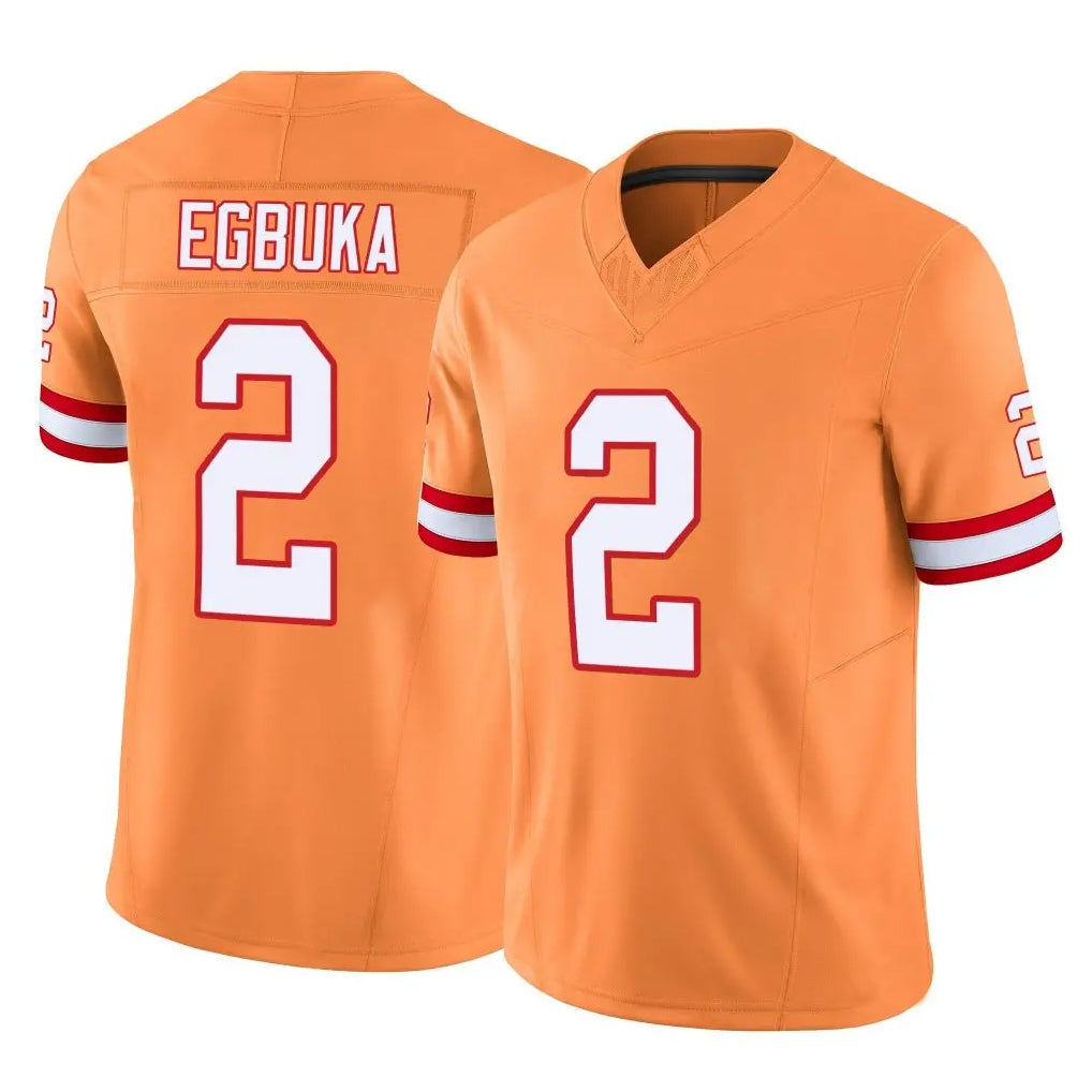 Punc TB.Buccaneers #2 Emeka Egbuka Player Orange Vapor F.U.S.E. Limited Stitched Jerseys