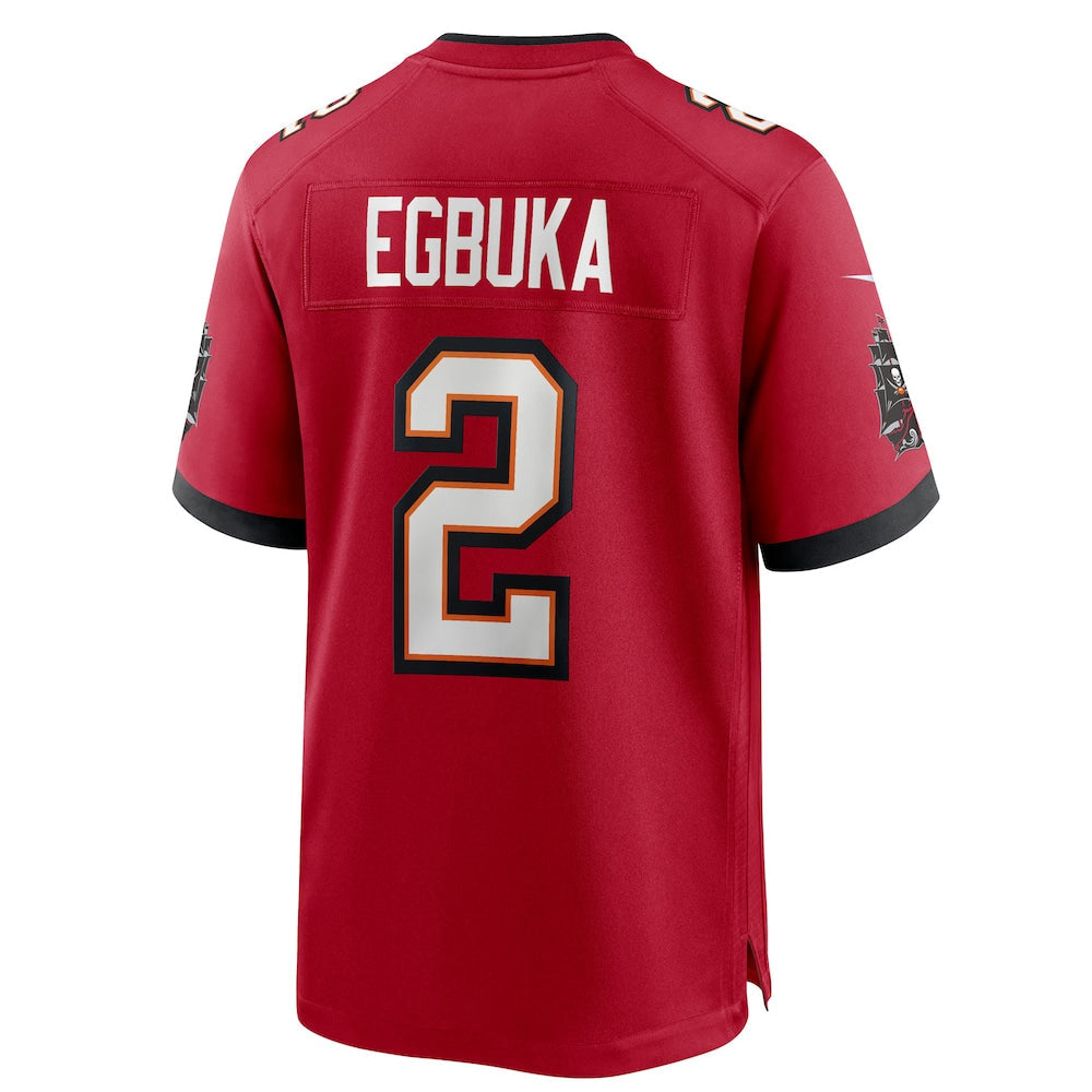 Punc TB.Buccaneers #2 Emeka Egbuka Player Red Home Game Stitched Jerseys