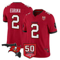 Punc TB.Buccaneers #2 Emeka Egbuka Player Red Limited 2026 Season Vapor F.U.S.E. Home Game Stitched Jerseys