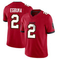 Punc TB.Buccaneers #2 Emeka Egbuka Player Red Limited Vapor F.U.S.E. Home Game Stitched Jerseys
