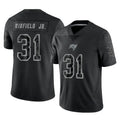 Punc TB.Buccaneers #31 Antoine Winfield Jr. Player Black Reflective Limited Home Game Stitched Jerseys