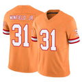 Punc TB.Buccaneers #31 Antoine Winfield Jr. Player Orange Limited Vapor F.U.S.E. Home Game Stitched Jerseys