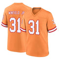 Punc TB.Buccaneers #31 Antoine Winfield Jr. Player Orange Throwback Home Game Stitched Jerseys