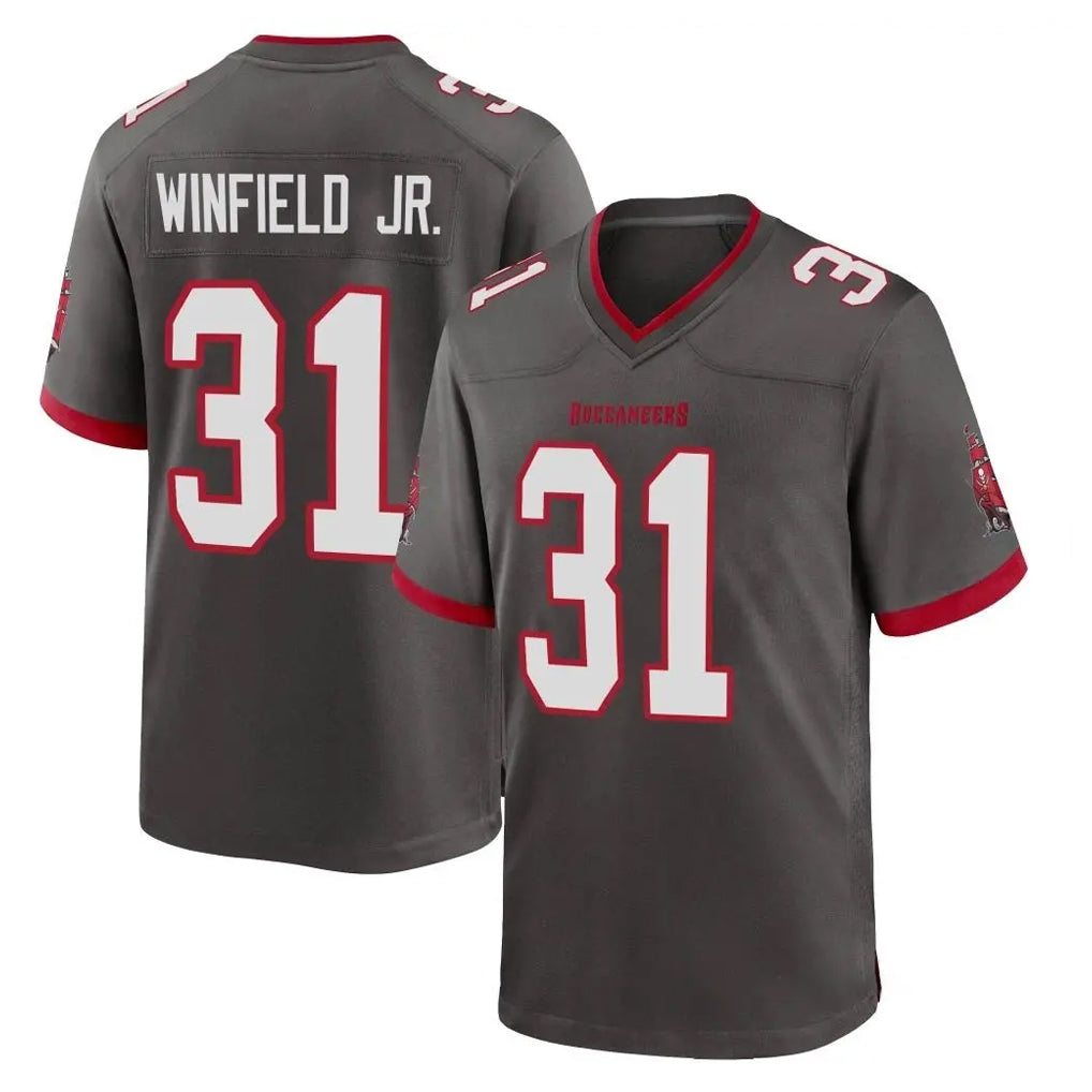 Punc TB.Buccaneers #31 Antoine Winfield Jr. Player Pewter Alternate Home Game Stitched Jerseys