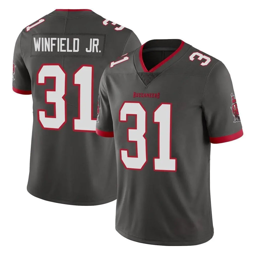 Punc TB.Buccaneers #31 Antoine Winfield Jr. Player Pewter Limited Alternate Vapor Home Game Stitched Jerseys