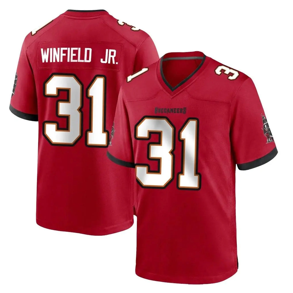 Punc TB.Buccaneers #31 Antoine Winfield Jr. Player Red Home Game Stitched Jerseys