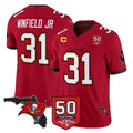 Punc TB.Buccaneers #31 Antoine Winfield Jr. Player Red Limited 2026 Season Vapor F.U.S.E. Home Game Stitched Jerseys