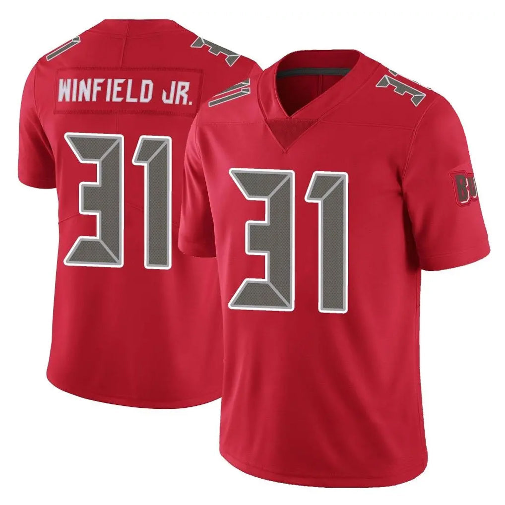 Punc TB.Buccaneers #31 Antoine Winfield Jr. Player Red Limited Color Rush Home Game Stitched Jerseys