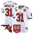 Punc TB.Buccaneers #31 Antoine Winfield Jr. Player White Limited 2026 Season Vapor F.U.S.E. Home Game Stitched Jerseys