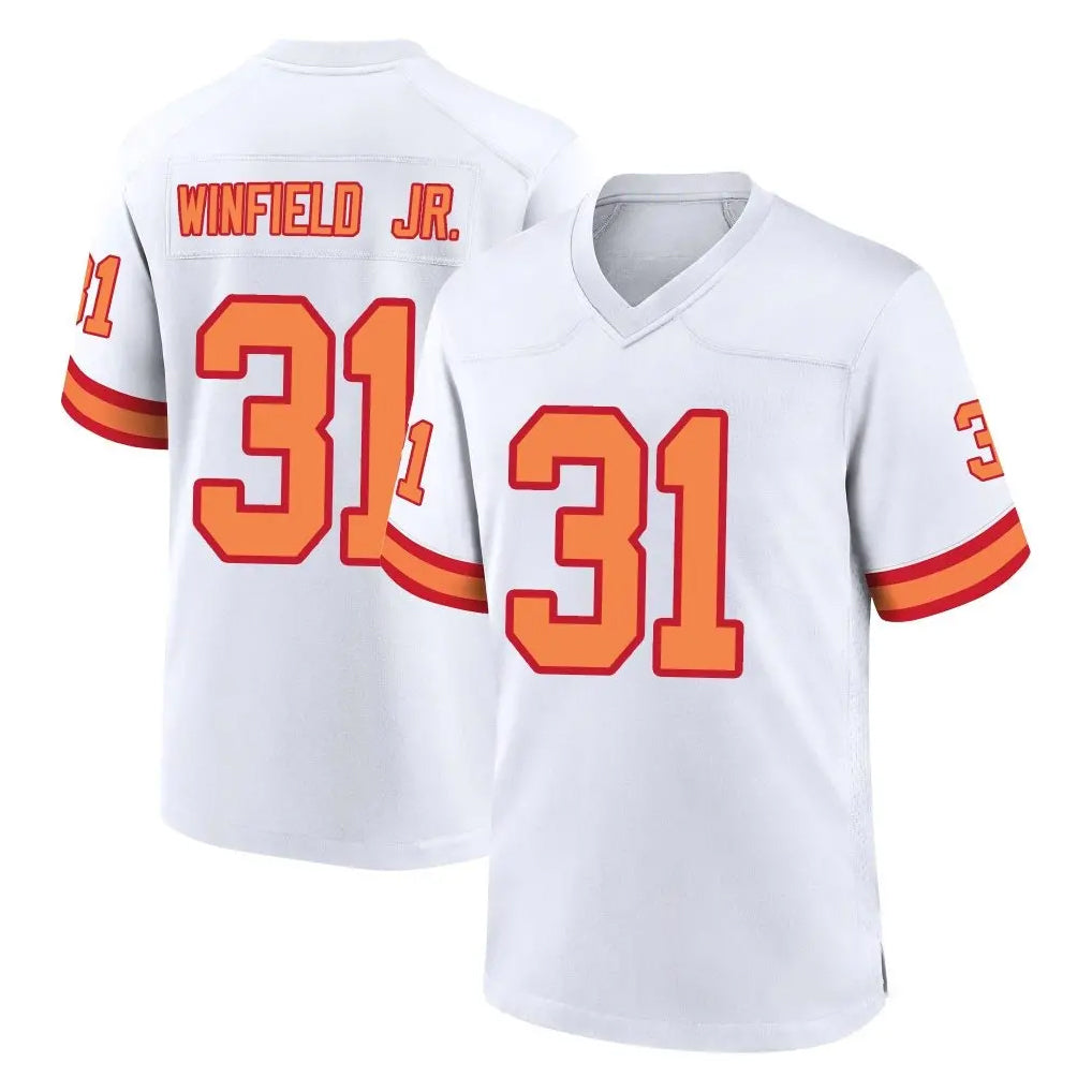 Punc TB.Buccaneers #31 Antoine Winfield Jr. Player White '76 Home Game Stitched Jerseys