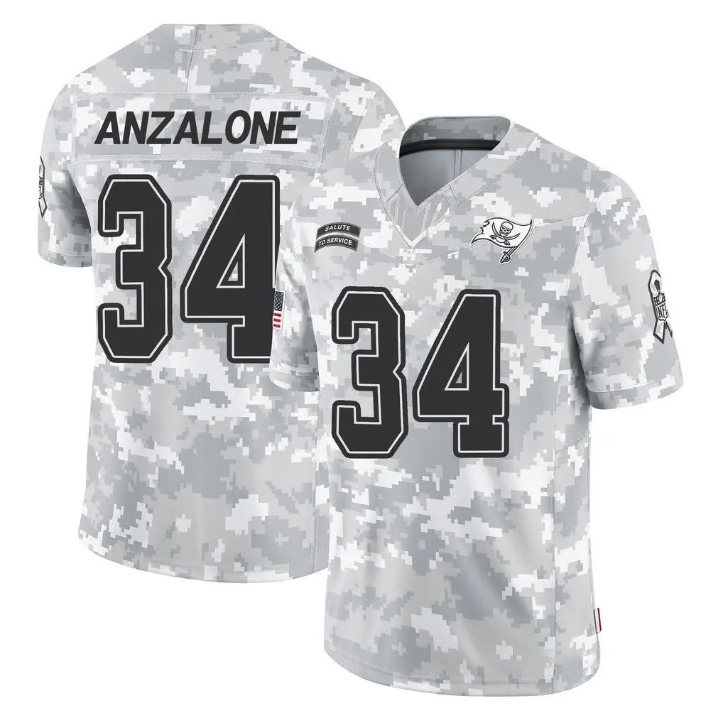 Punc TB.Buccaneers #34 Alex Anzalone Player Arctic Camo Limited Salute To Service Home Game Stitched Jerseys