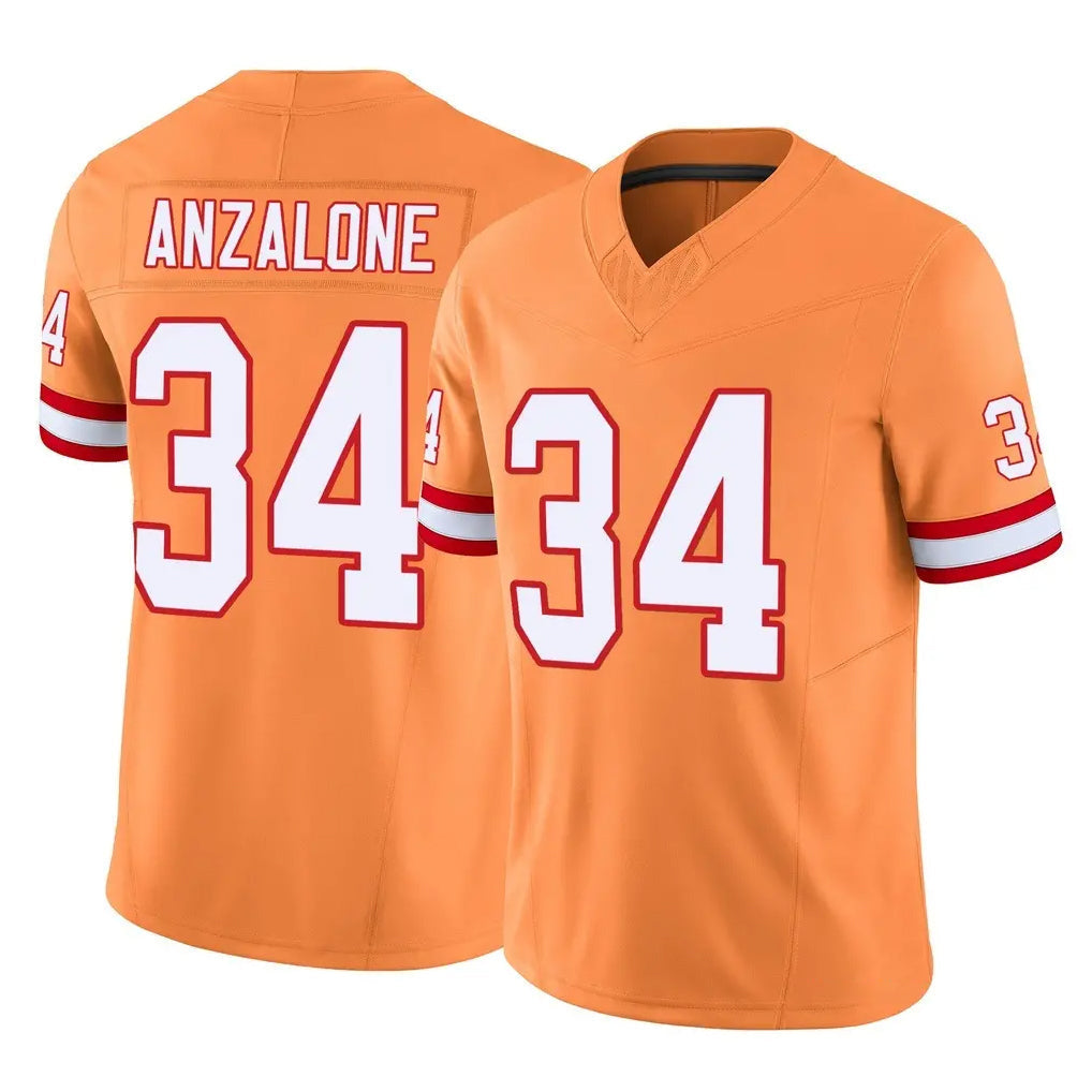 Punc TB.Buccaneers #34 Alex Anzalone Player Orange Limited Vapor F.U.S.E. Home Game Stitched Jerseys