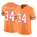 Punc TB.Buccaneers #34 Alex Anzalone Player Orange Limited Vapor F.U.S.E. Home Game Stitched Jerseys